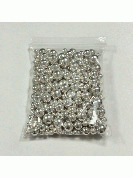Dekorativne perle 50g srebro